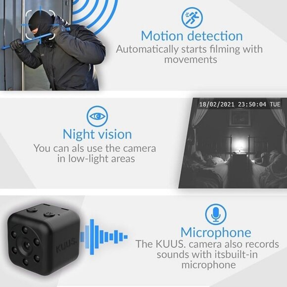 C1 Hidden Camera with audio/video. Mini Camera, Small Camera. Spy Hidden Cameras - Picture 4 of 7